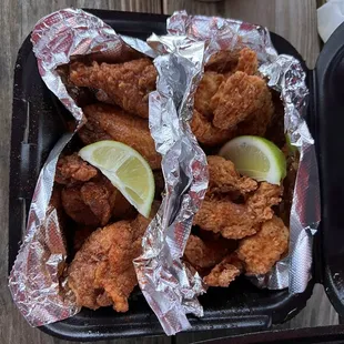 5 wings 5 shrimp