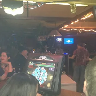 people playing a video game