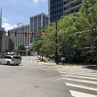 Across from temple/gas station