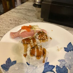 Lemon delight with hamachi