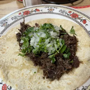 Barbacoa taco