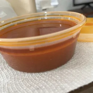 Salsa that pupusas comes with. It's really bad!