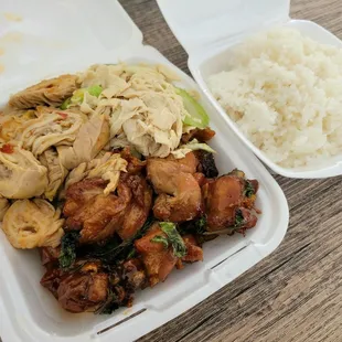 3 item special with white rice. So yummy!