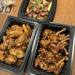 Szechwan Eggplant  Mongolian Beef Yu&apos;s Chicken Wings