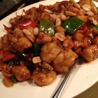 Chicken and Shrimp Szechwan Style