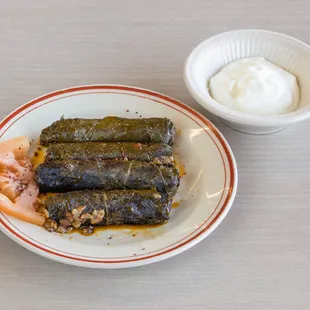 Grape leaves