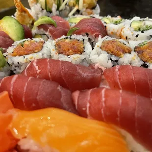 food, sashimi, sushi, sushi and sashimi