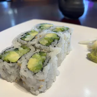 Avocado Roll + cucumber + jalapeños