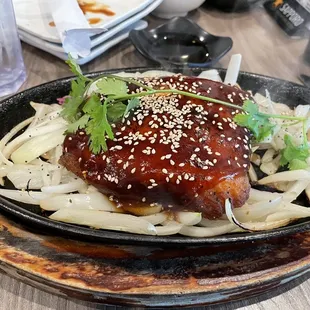 Sizzling Salmon Teriyaki