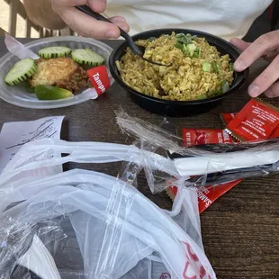 Pineapple fried rice