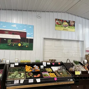 a variety of fruits and vegetables