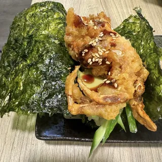 Spicy Hamachi Hand Roll