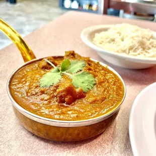 Northern Mutton Curry with Basmati Rice