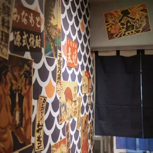 sushi and sashimi, interior