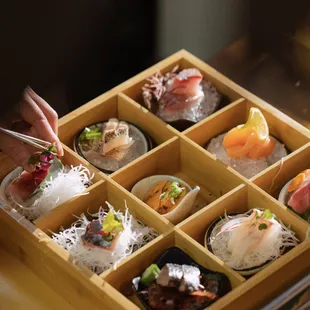 sushi and sashimi, food