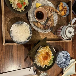 Grilled Hamachi Kama Okazu