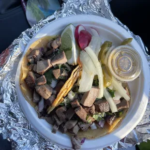 Lengua tacos EXTRA MEAT