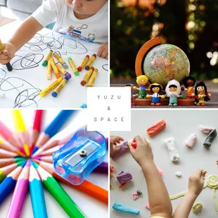 YUZU&amp;SPACE: Montessori inspired environment and activities!! Arts and Crafts to take home!