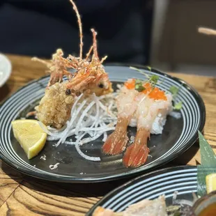 sushi and sashimi, food, sashimi, sushi