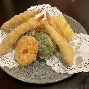 Jumbo Shrimp and vegetable Tempura