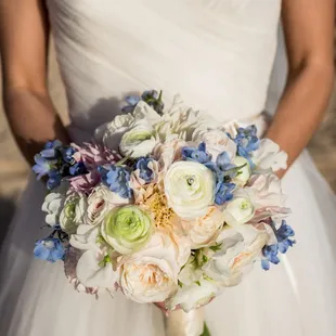 Floral - Yvonne Design | Gown - Christos, Brisa | Photography - Chrissy Lambert Photography