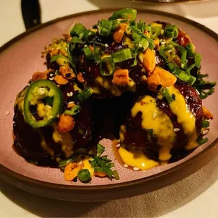 Chicken and Quinoa Meatballs Plate