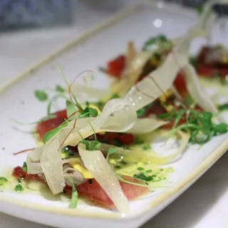 "Tico" Tuna Crudo Plate