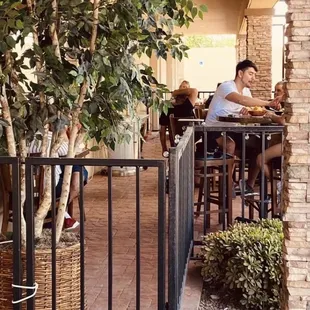 two people sitting at a table