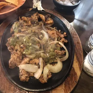 Chicken fajitas