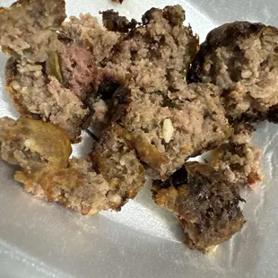 meatballs that are raw :(