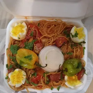 Haitian spaghetti