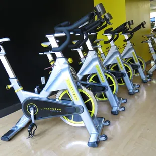 Cycle studio -- classes offered throughout the week.