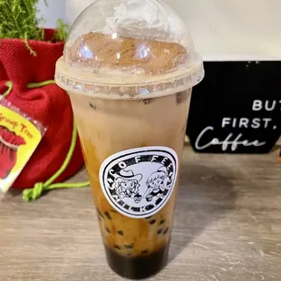 Belgian Biscuit Brown Sugar Milk Tea