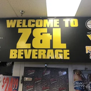 a welcome sign