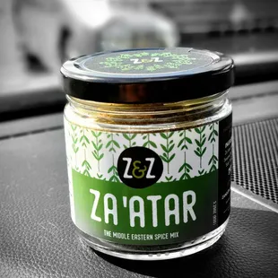 The smallest container of their za'atar. The jar is well made.