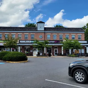 View from the parking lot