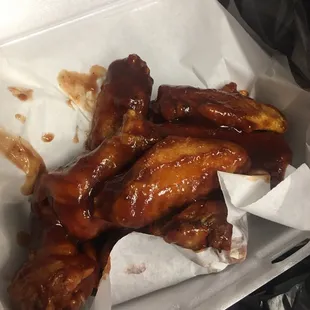 chicken wings in a box