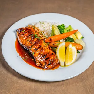 Grilled Glazed Salmon