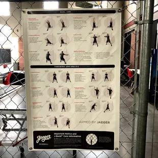 Training Area with Jaeger Sports Exercise J-Bands Instruction