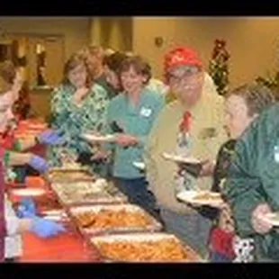 Buffet table with the best food from ZCatering!
