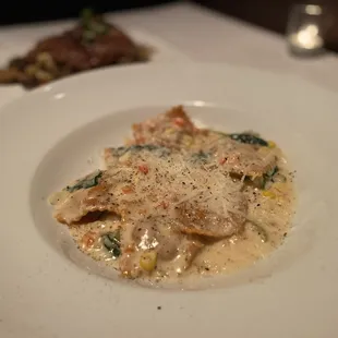 a plate of food