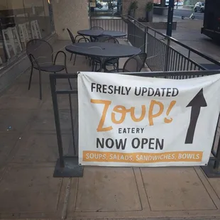 Outdoor seating