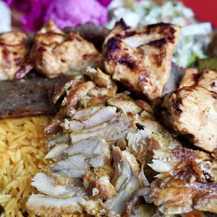 Chicken Kabab and Chicken Shawarma
