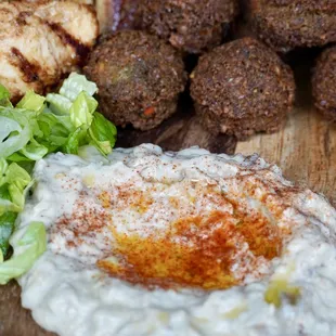 Hummus and Falafel