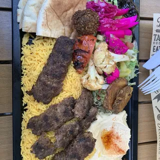 Kafta Kabab Plate