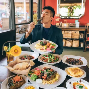 Food Spread at Z Garden