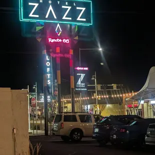 Outside of z lounge