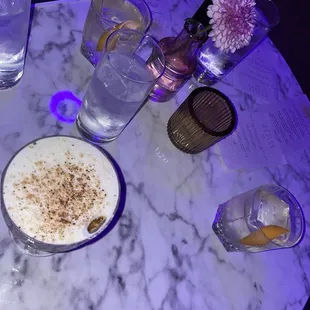 Coffee break and two princess cocktails