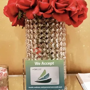 We accept Care Credit