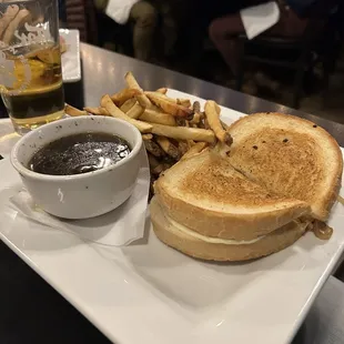 French Onion Grilled Cheese Sandwich